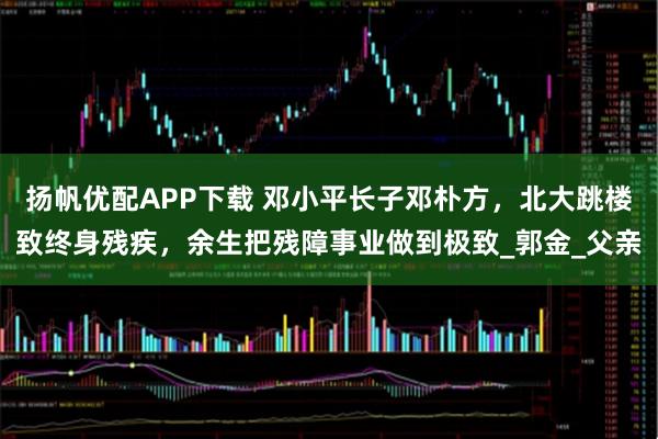 扬帆优配APP下载 邓小平长子邓朴方，北大跳楼致终身残疾，余生把残障事业做到极致_郭金_父亲